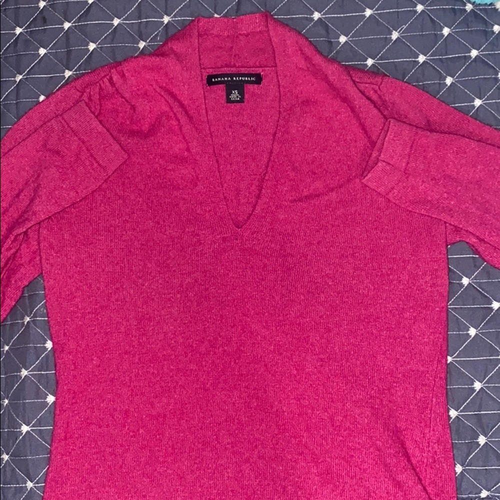 Pink Banana Republic sweater